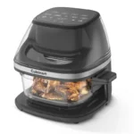Cuisinart ClearView Glass Air Fryer 3.8L | Prep, Cook & Serve From One Glass Basket | 6-in-1 Air Fry, Roast, Bake, Grill | PFAS-Free Glass + Top Window