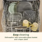 Cuisinart ClearView Glass Air Fryer 3.8L | Prep, Cook & Serve From One Glass Basket | 6-in-1 Air Fry, Roast, Bake, Grill | PFAS-Free Glass + Top Window - Image 7