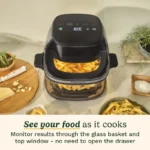 Cuisinart ClearView Glass Air Fryer 3.8L | Prep, Cook & Serve From One Glass Basket | 6-in-1 Air Fry, Roast, Bake, Grill | PFAS-Free Glass + Top Window - Image 2